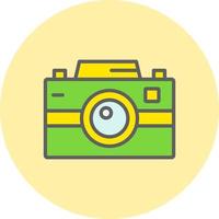 icono de vector de cámara de fotos