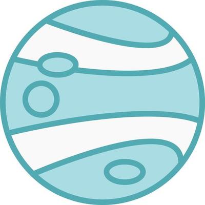 Neptune Vector Icon