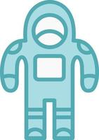 icono de vector de traje de astronauta