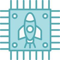 Rocket Chip Vector Icon