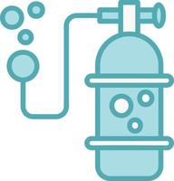 Oxygen Cylinder Vector Icon