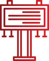 Billboard Vector Icon
