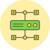 cluster computing Vector Icon