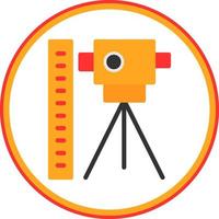 Theodolite Vector Icon Design