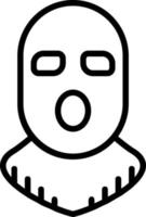 Balaclava Vector Icon Design