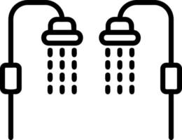 Shower Vector Icon Design