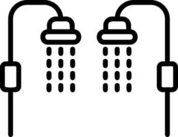 Shower Vector Icon Design