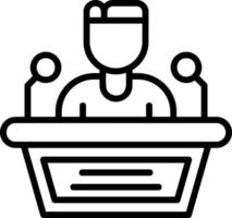 Conference Vector Icon Design