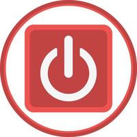 Power Button Vector Icon Design