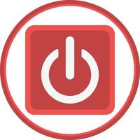 Power Button Vector Icon Design