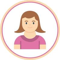 Girl Vector Icon Design