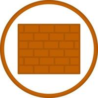 Brickwall Vector Icon Design