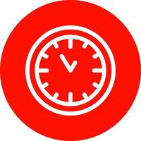 Wall Clock Vector Icon Design