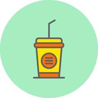 Cold Drink Vector Icon