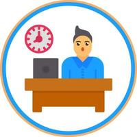 Overtime Vector Icon Design