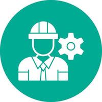 Engineer Vector Icon Design
