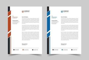 Creative and Clean Business Letterhead, Modern Design, Vector Design, A4 Template