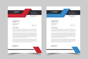 Creative and Clean Business Letterhead, Modern Design, Vector Design, A4 Template