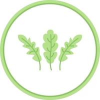 Arugula Vector Icon Design