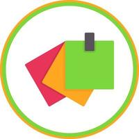 Sticky Notes Vector Icon Design