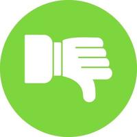 Dislike Vector Icon Design