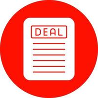 Deal Vector Icon Design