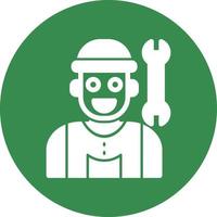 Plumber Vector Icon Design