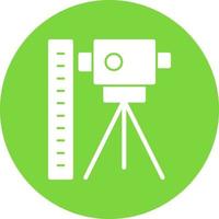 Theodolite Vector Icon Design