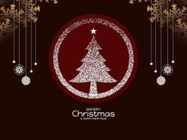 Merry Christmas festival background design vector