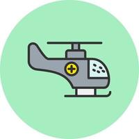 Helicopter Vector Icon