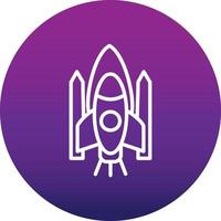 Space Shuttle Vector Icon