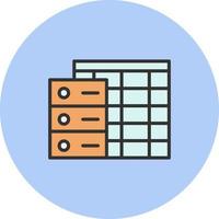 Data Table Vector Icon