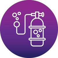 Oxygen Cylinder Vector Icon