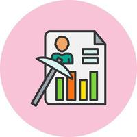 Data Mining Vector Icon