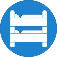 Bunk Bed Vector Icon Design