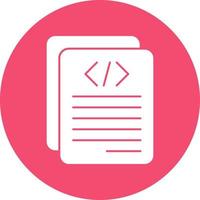 Script Vector Icon Design