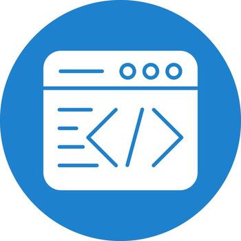 diseño de icono de vector de código