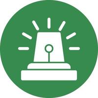 Security Alarm Vector Icon Design