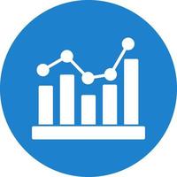 Bar Chart Vector Icon Design