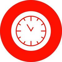 Wall Clock Vector Icon Design