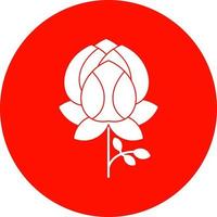 Peony Vector Icon Design