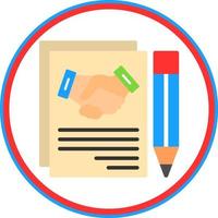 Agreement Vector Icon Design