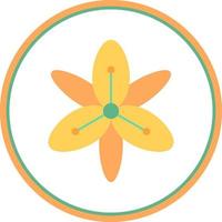 Tiger Lily Vector Icon Design