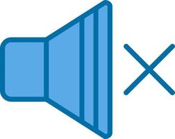 Mute Vector Icon Design