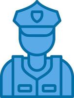 Security Guard Vector Icon Design