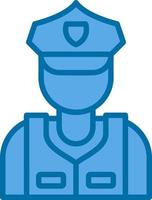 diseño de icono de vector de guardia de seguridad