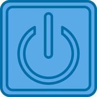Power Button Vector Icon Design