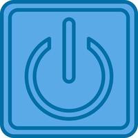 Power Button Vector Icon Design