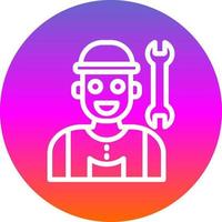 Plumber Vector Icon Design