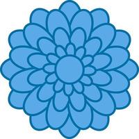 Chrysanthemum Vector Icon Design